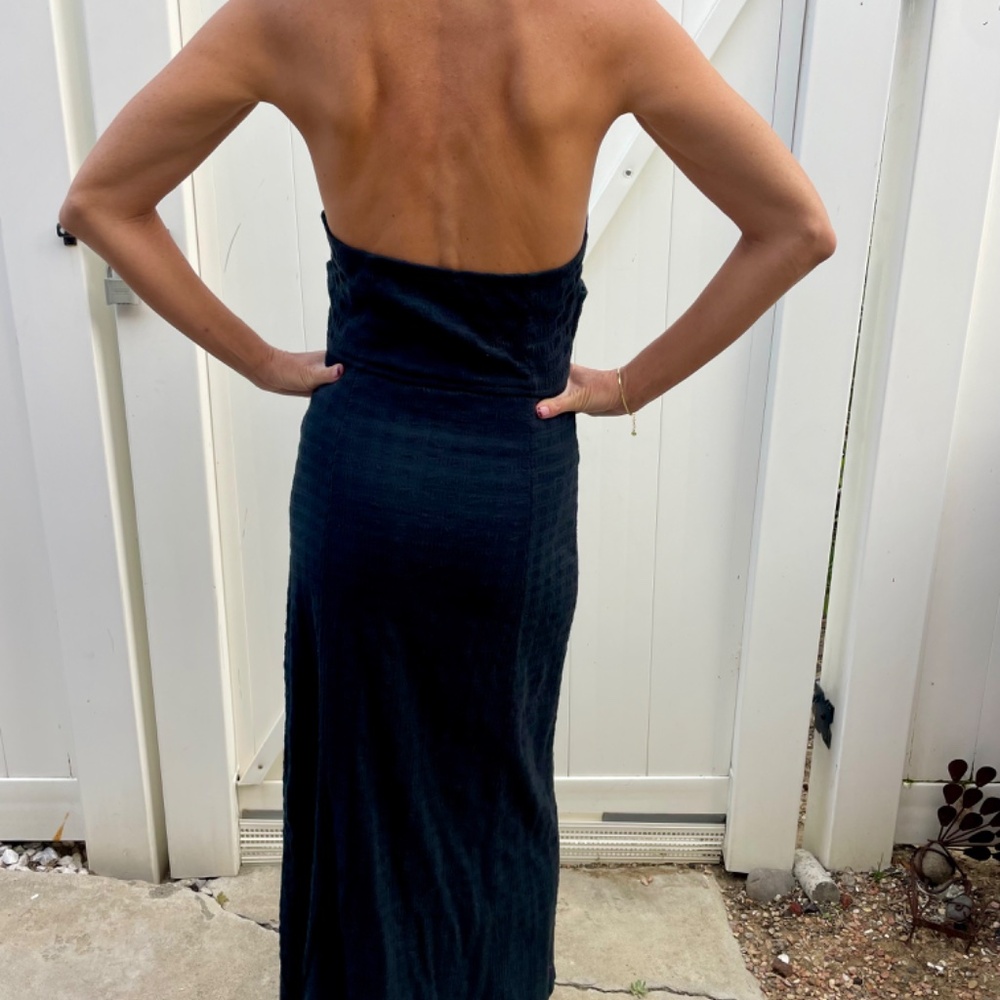 NWT FREE PEOPLE ENDLESS SUMMER NYA MAXI DRESS IN BLACK-Small - Picture 8 of 8